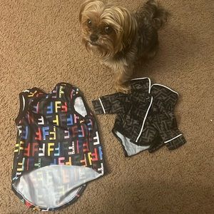 Fendi pajamas for small dogs